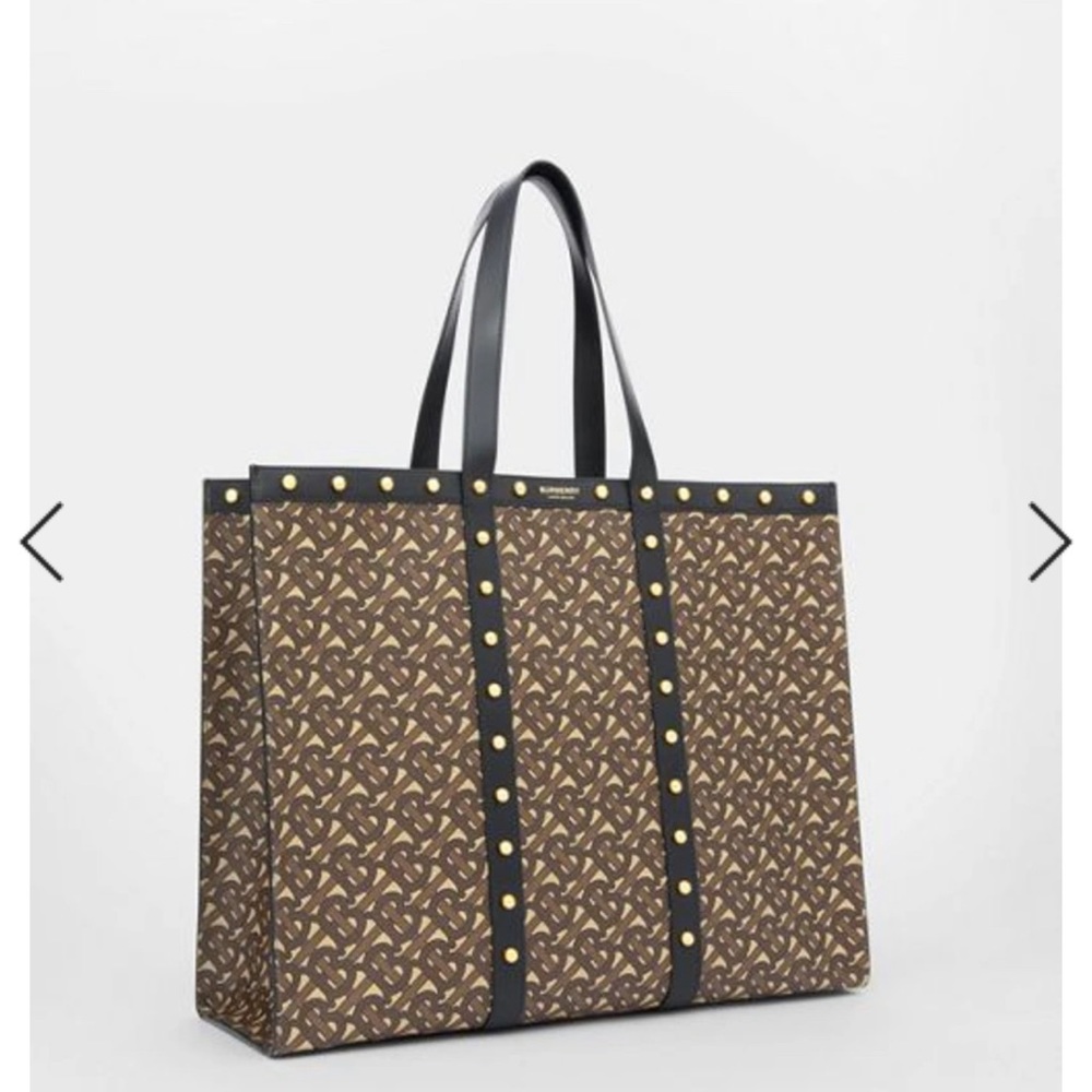 Burberry TB Monogram Tote, 100% AUTHENTIC - Picture 2 of 9